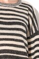 Esprit Gyapjú&moher tartalmú csíkos pulóver női