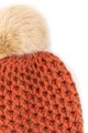 Esprit Caciula tricotata din amestec de lana cu ciucure Femei