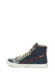 Diesel Pantofi sport hi-top de piele intoarsa cu garnituri de piele D-String Plus Barbati