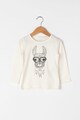 NAME IT Bluza din bumbac organic, cu model animal Baieti