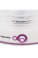 Daewoo Deshidrator de alimente  , 500 W, 5 tavi, 35-70°C, Ventilator integrat, Alb/Violet Femei