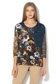 DESIGUAL Bluza cu model floral si insertii de dantela Kirune Femei