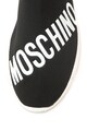 Love Moschino Pantofi sport slip-on cu aspect tricotat Femei