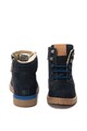 Pepe Jeans London Bocanci de piele intoarsa cu captuseala din material teddy Combat Sport Baieti