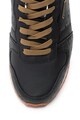 Pepe Jeans London Pantofi sport de piele ecologica cu stele stantate Gable Mars Femei