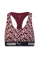 Puma Bustiera racerback cu model logo Femei