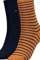 Tommy Hilfiger Къси раирани чорапи, 2 чифта Жени