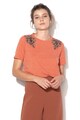 United Colors of Benetton Szegecsekkel és gyöngyökkel díszített póló női