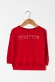 United Colors of Benetton Pulover din tricot fin cu logo Fete