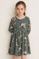 Mango Valenti bővülő fazonú virágmintás ruha Lány