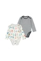 boboli Set de body-uri cu maneci lungi si diverse modele - 2 piese Baieti