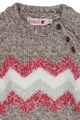 boboli Плетен пуловер с щампа Момчета