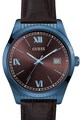 GUESS Ceas cu o curea de piele Baxter Barbati