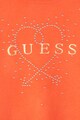 GUESS JEANS Logómintás pulóver szegecsekkel Lány