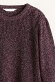 Mango Плетен пуловер Kate с лъскави детайли Момичета