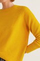 Mango Пуловер Espuma с вълна и овално деколте Жени