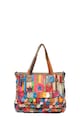 Pellearts Geanta shopper de piele cu model patchwork Femei