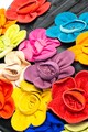 Pellearts Geanta shopper de piele cu aplicatii florale Femei