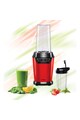 Heinner Blender Sport  , 1000 W, 2 Recipiente, 3 Functii, Lame inox, Rosu/Negru Femei