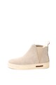 Gant Ghete Chelsea de piele intoarsa cu captuseala de blana shearling Maria Femei