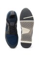 Gant Pantofi sport de piele nabuc si material textil, fara inchidere Andrew Barbati