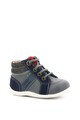 Kickers kids Pantofi sport mid-high de piele cu garnituri de piele intoarsa Baieti