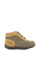 Kickers kids Pantofi casual de piele cu model colorblock Baieti