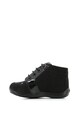 Kickers kids Ghete de piele cu aplicatie in forma de stea Fete