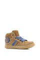 Kickers kids Pantofi sport high-top de piele ecologica cu detalii contrastante Baieti