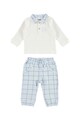 iDO Kids Set de pantaloni si bluza polo - 2 piese Baieti