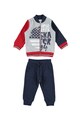 iDO Kids Set de pantaloni si jacheta bomber cu imprimeu grafic Baieti