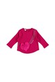 iDO Kids Bluza cu aplicatie pufoasa in forma de inima Fete