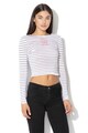 Tally Weijl Bluza crop cu imprimeu Prime Femei