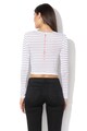 Tally Weijl Bluza crop cu imprimeu Prime Femei