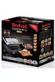 Tefal Gratar electric  Optigrill+ Wafles , 2000 W, 6 programe, Indicator pentru nivelul de gatire, Placi detasabile, Accesoriu pentru gofre, Negru/Argintiu Femei