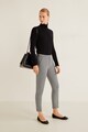 Mango Skinny fit crop nadrág női