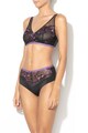 Triumph Sutien de plasa, cu sustinere medie si broderii florale Meadow Midrise Femei