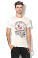 BLEND Tricou slim fit cu imprimeu grafic Barbati