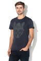 BLEND Tricou slim fit cu imprimeu foto Barbati