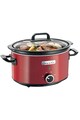 Crock-Pot Slow cooker  , 3.5 l, 2 Setari gatit, Functie pastrare la cald, Vas de ceramica detasabil, Rosu Femei