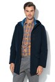 United Colors of Benetton Kapucnis parka kabát kivehető steppelt dzsekivel férfi