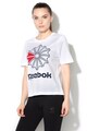 Reebok Tricou cu imprimeu logo Femei