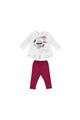 iDO Kids Bluza cu croiala asimetrica si colanti Fete