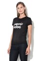 Emporio Armani Tricou cu imprimeu text si aplicatii cu paiete Femei