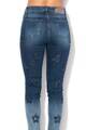 Silvian Heach Collection Blugi slim fit cu aplicatii stea Veronica Femei