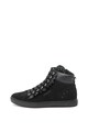 Trussardi Pantofi sport mid-high de piele intoarsa cu detaliu cu volane Femei