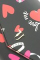 Trussardi Jeans Keresztpántos ökobőr táska szívmintával női