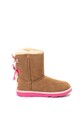 UGG Cizme fara inchidere, impermeabile de piele intoarsa Bailey Bow II Fete