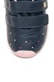 bibi kids Pantofi sport de piele cu velcro, buline si fisioflex 3.0 Fete