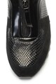 Geox Tabelya hüllőbőr mintás sneakers cipő nyersbőr szegélyekkel női